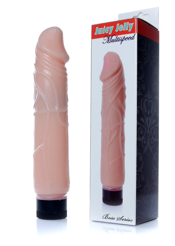 Realistische Vibrator Huidkleur 22 cm - multispeed