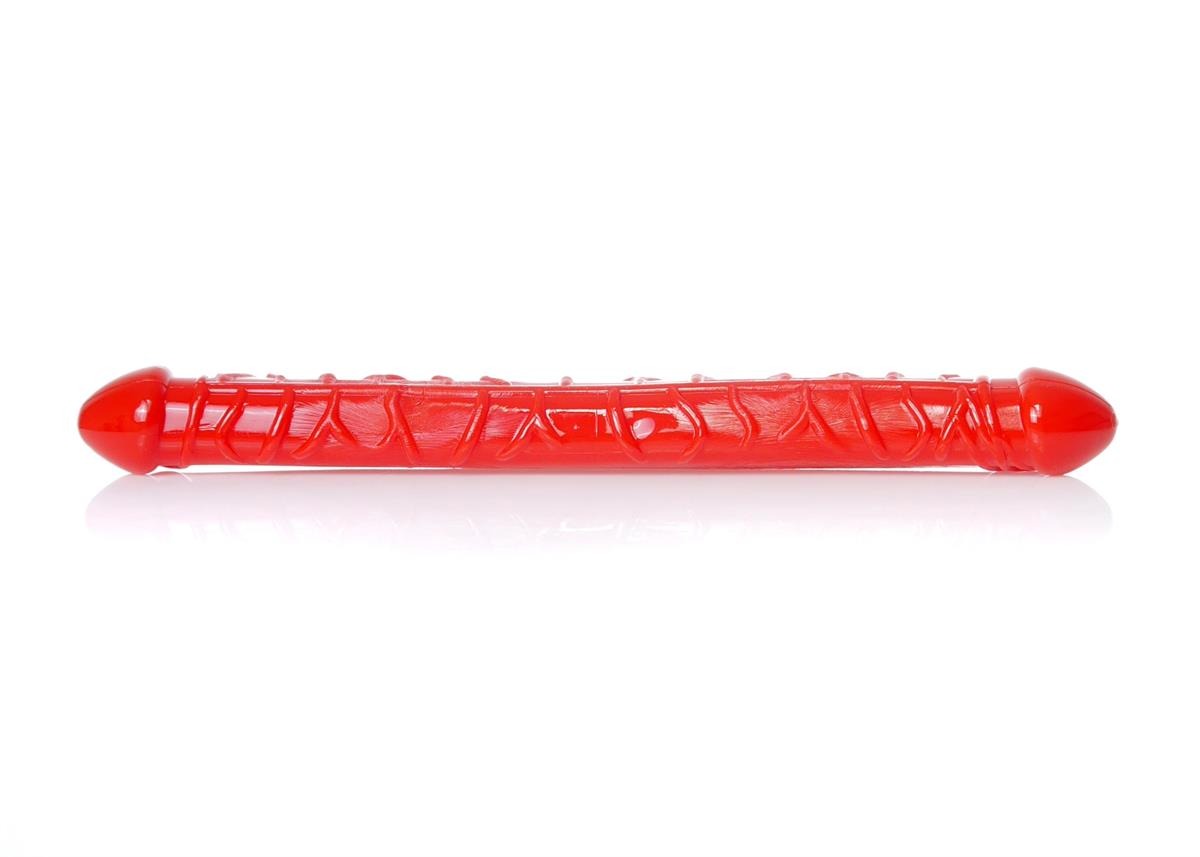 Bossoftoys - 67-00090 - Double Dong - Red - Extra Large - 33.5 cm dia 3.6 cm