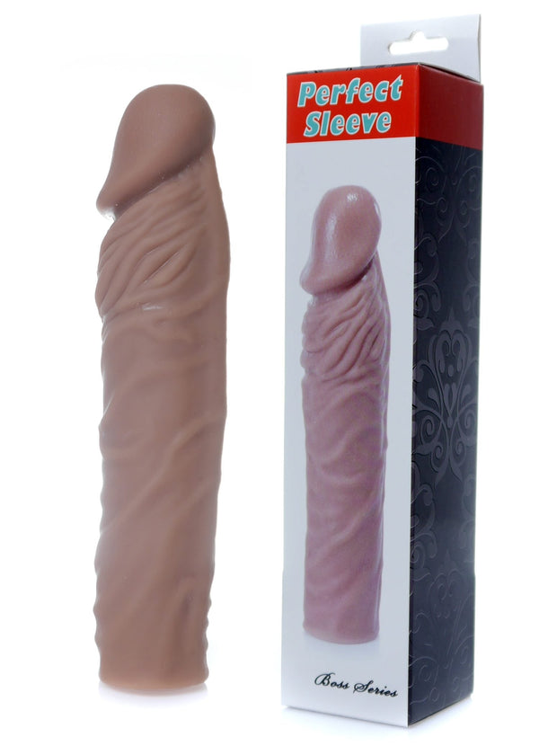 Penis Sleeve Mulatto Huidskleur - 18,5 cm