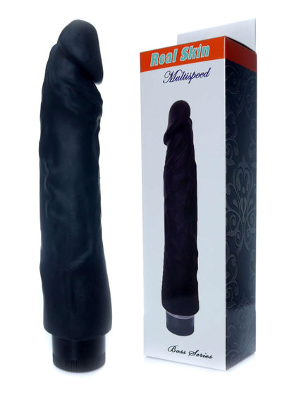 Realistische Vibrator Zwart 22 cm - Multispeed
