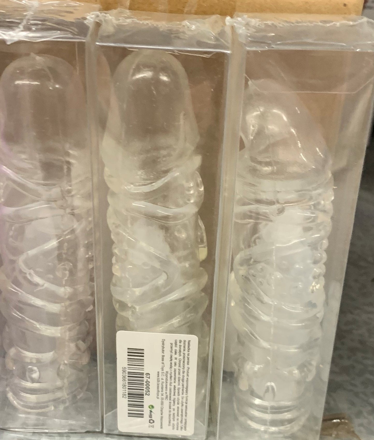 Bossoftoys - 67-00052 - Penis extender - flexibel Gel - Penis Sleeve Clear - Lenght 12 cm - clear box