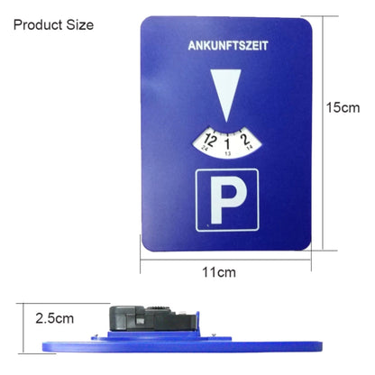 Blauw Parkeer Schijf Op Batterijen - Gemakkelijk en Handig Parkeren