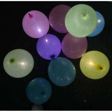 LED Ballonnen 5 stuks - Geel of Multicolor