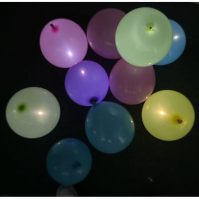 LED-Ballons 5 Stück - Gelb oder Multicolor