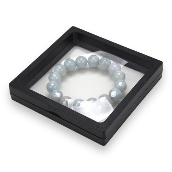 Schmuckständer aus schwarzem Kunststoff