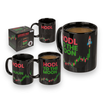 Warmtegevoelige Mok Hodl To The Moon - 300 ml