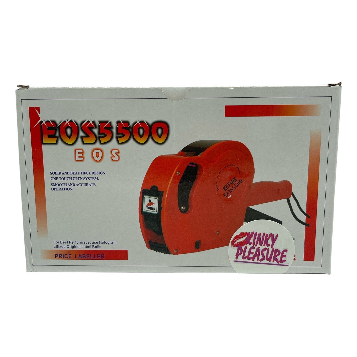 PrijsTang MX-5500 Rood - Complete Set 5500 Stickers en 2 rollen inkt.