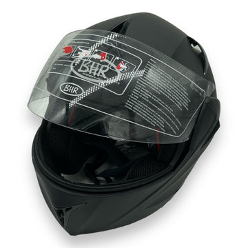 BHR Motorhelm Zwart
