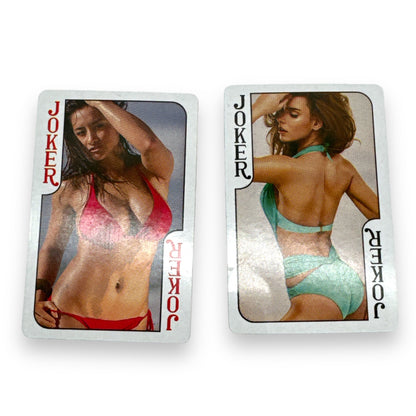 Elegante Dames In Bikini Speelkaarten Set