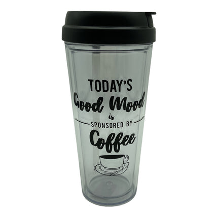 Sport/Koffie Beker Gemaakt van Hard PVC 500ml