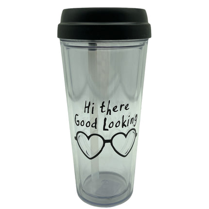 Sport/Koffie Beker Gemaakt van Hard PVC 500ml