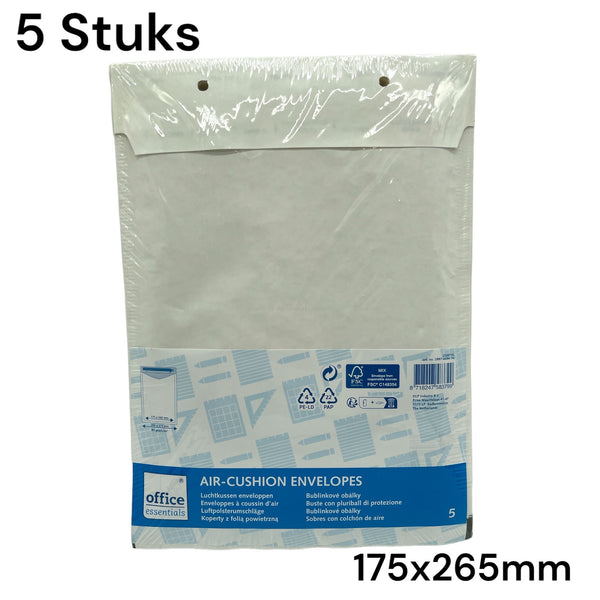 Luchtkussenenveloppen 200x275 mm - 5 stuks