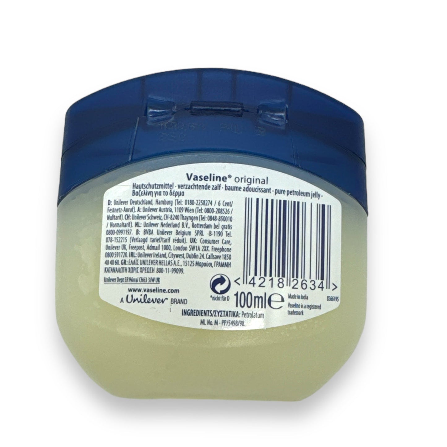 Original Vaseline Pure Petroleum Jelly - 100ml