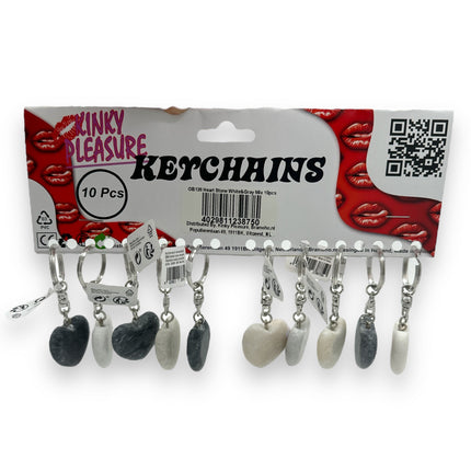 Sleutelhanger Hartje Van Steen in 3 Kleuren