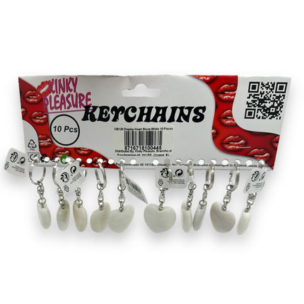 Sleutelhanger Hartje Van Steen in 3 Kleuren