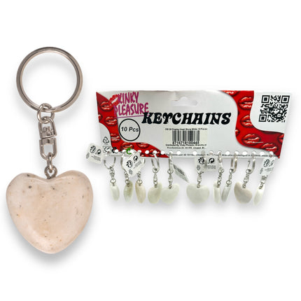 Sleutelhanger Hartje Van Steen in 3 Kleuren