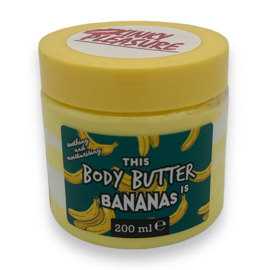 Body Butter met Bananengeur - Voedende Huidverzorging - 200ml