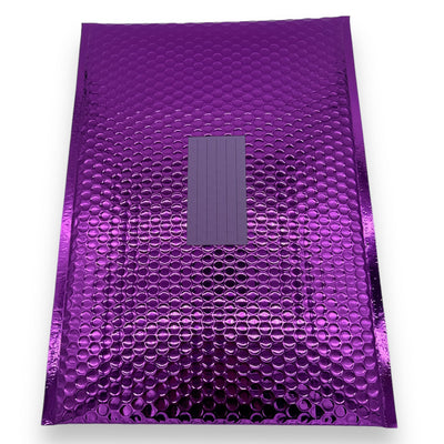 Bubbelenvelop Metallic Paars 44 x 32 cm