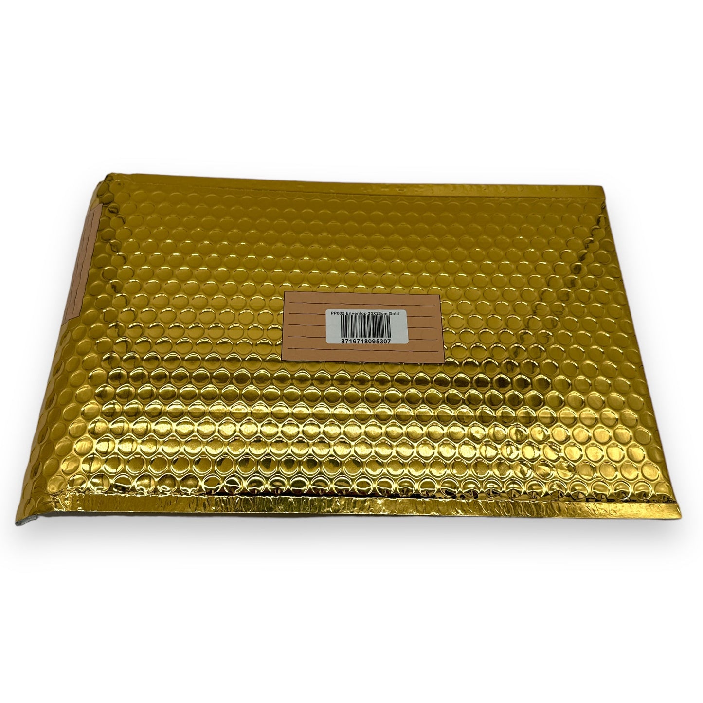 Bubbeltjesplastic Enveloppen Metallic 3 Kleuren 33x23cm