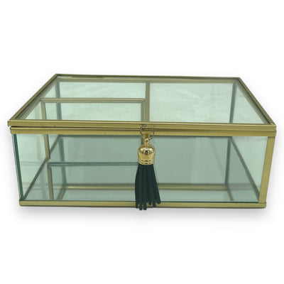 Schmuckkästchen 18 x 12 x 6,5 cm - Schwarz oder Gold