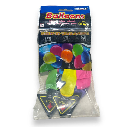 LED Ballonnen Set van 5 - Twee Kleurvarianten: Geel en Multikleur | Kinky Pleasure PP014