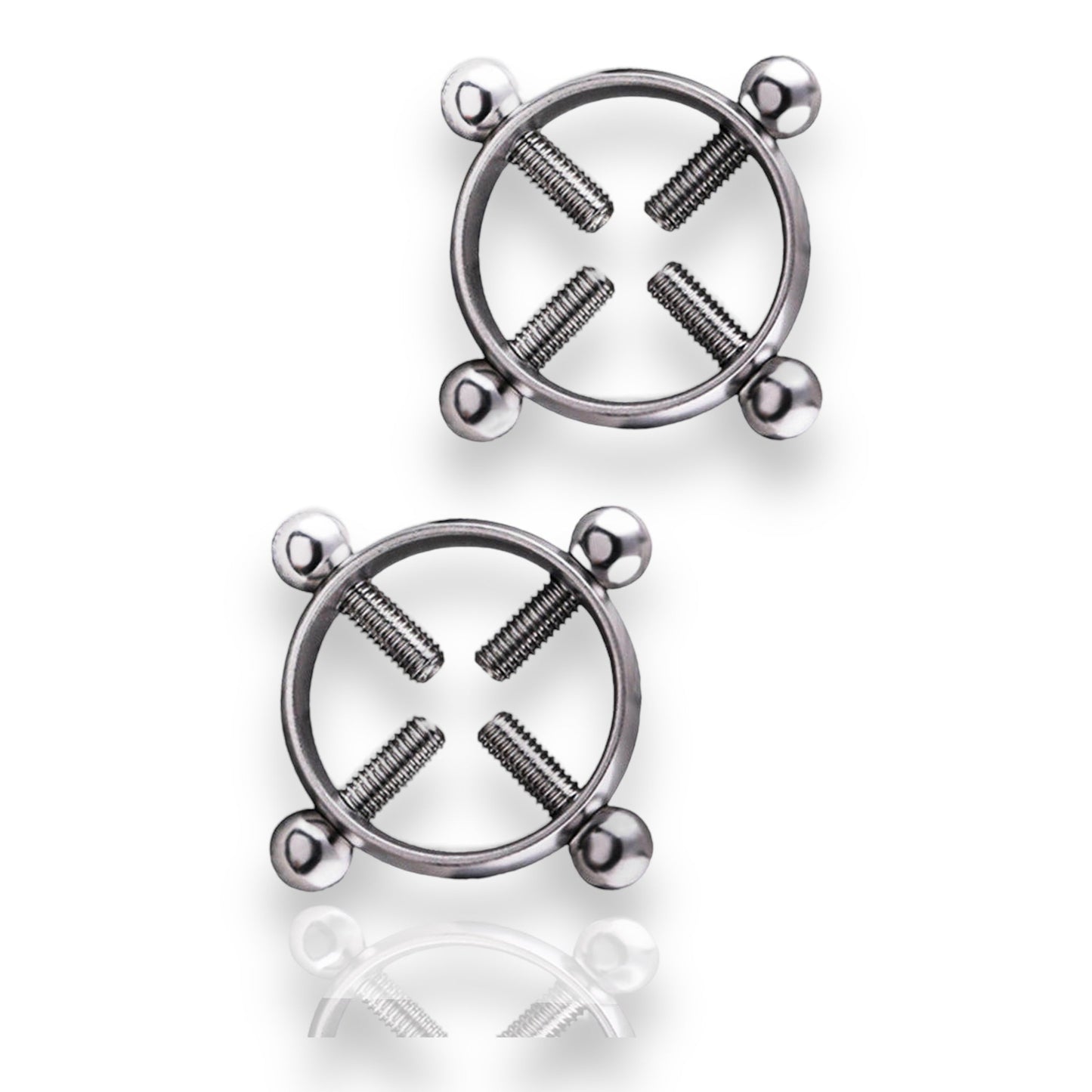 Double Trouble - Kinky Clamps - Zware Versie - Nipple Clamps - Stijlvolle Kleurdoos