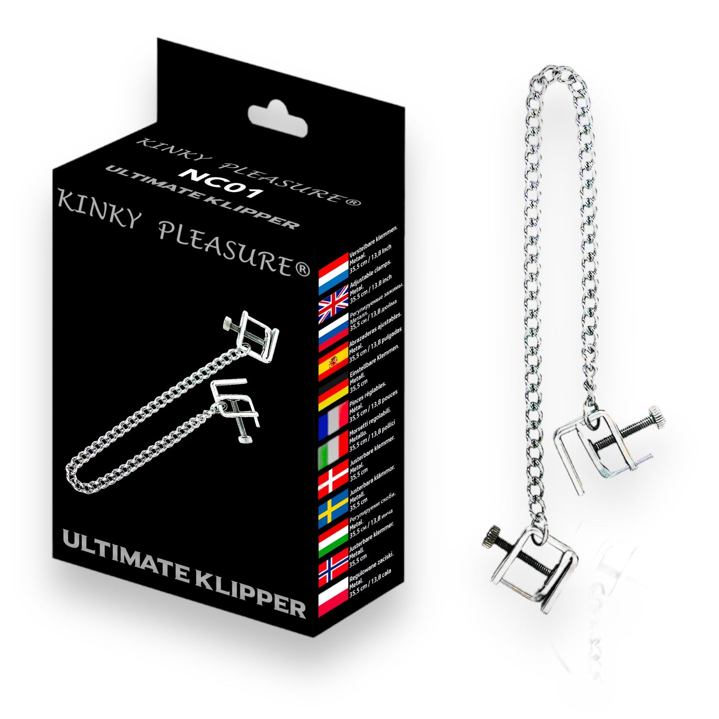 Ultimate Klipper - Kinky Clamps - Heavy Version - Nipple Clamps - Stylish Color Box