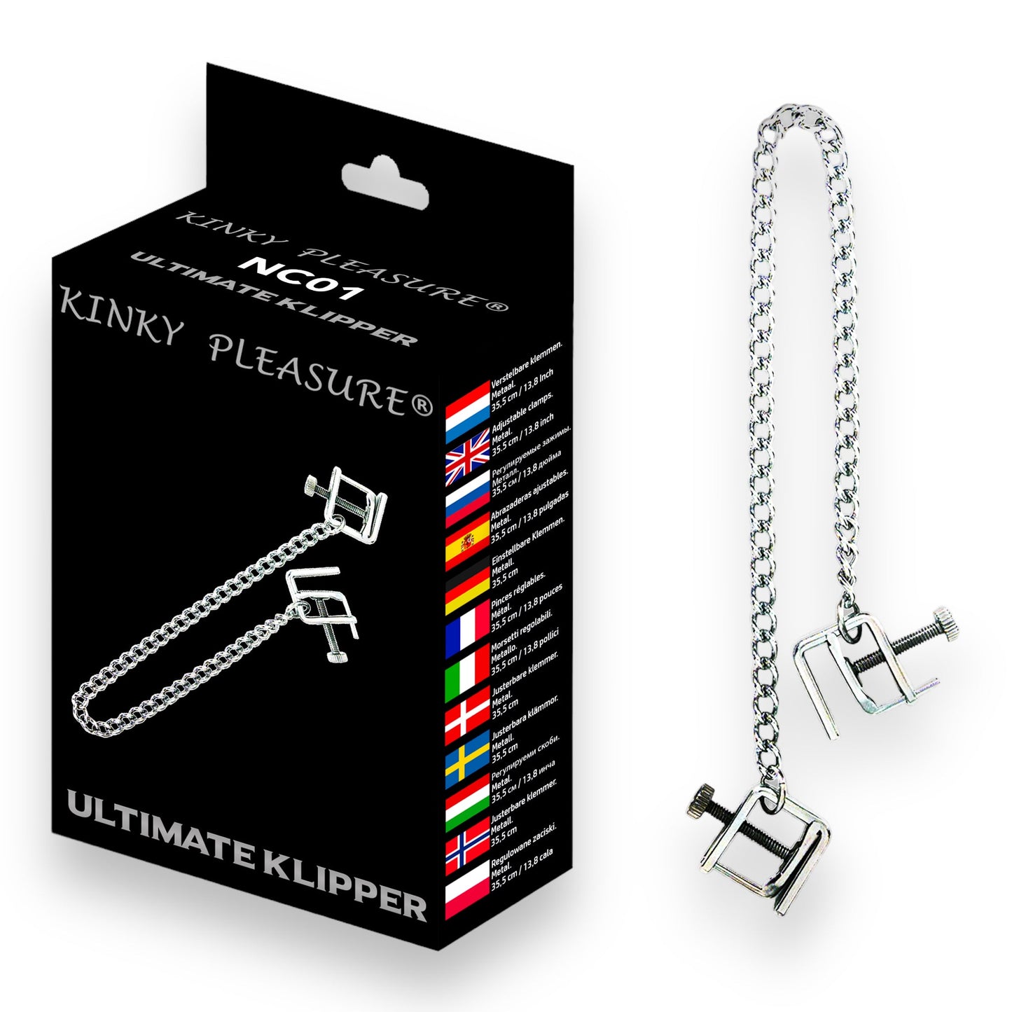 Ultimate Klipper - Kinky Clamps - Heavy Version - Nipple Clamps - Stylish Color Box