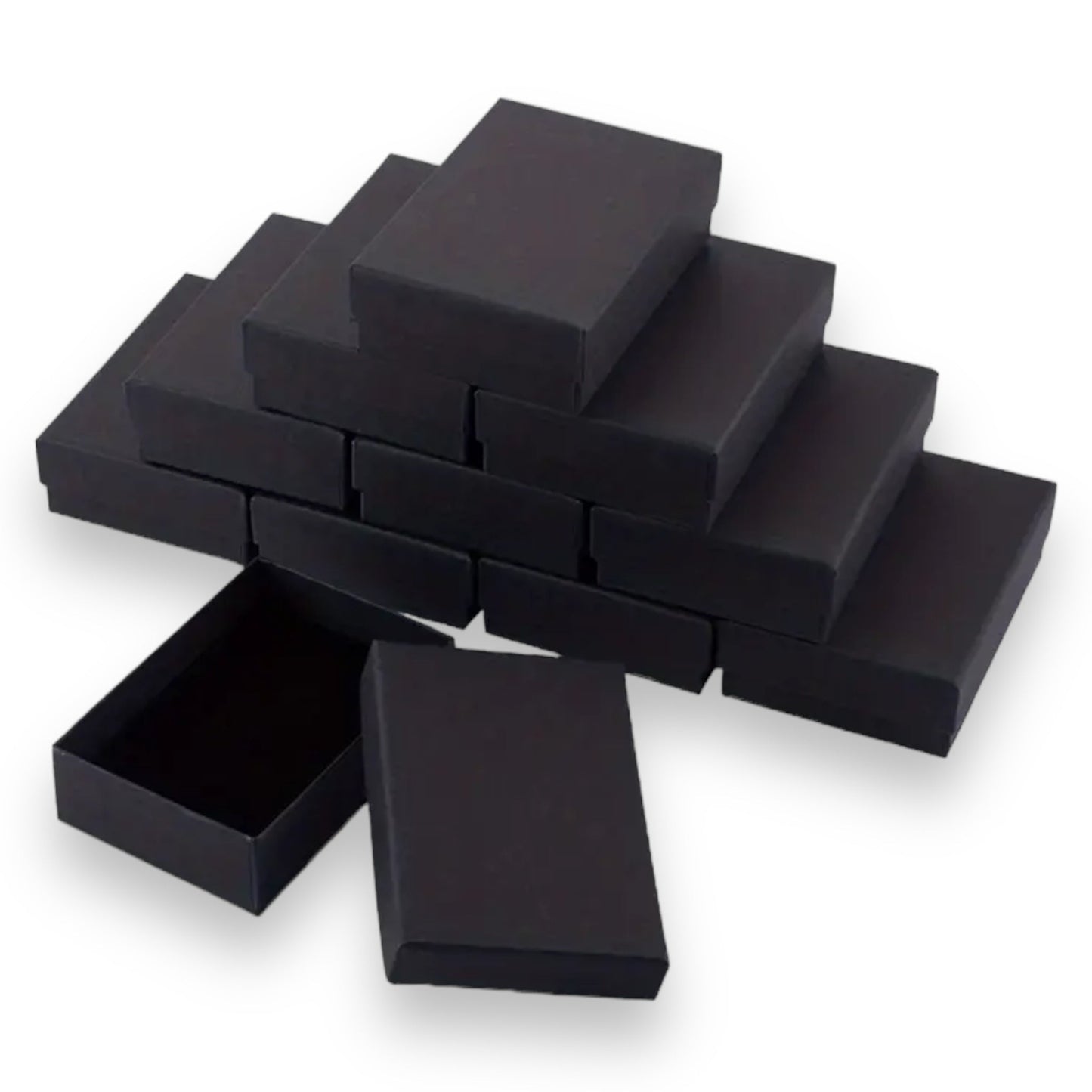 Elegant Black Jewelry Box - 9 x 6.50 x 2.8 cm