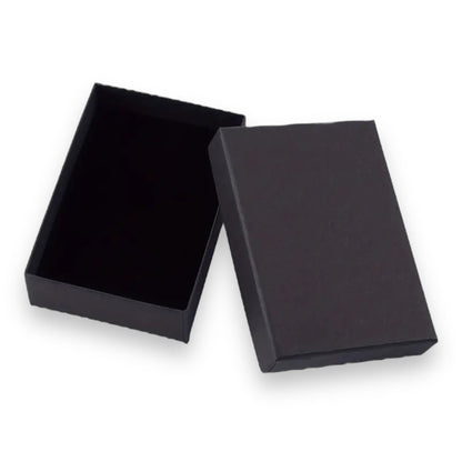 Elegante Zwarte Sieradendoos - 9 x 6,50 x 2,8 cm
