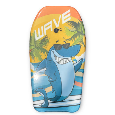 Bodyboard met Haai 78 cm - met enkelkoord