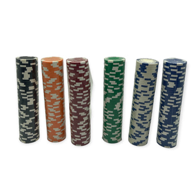 Pokerfiches 50 stuks in 6 Kleuren