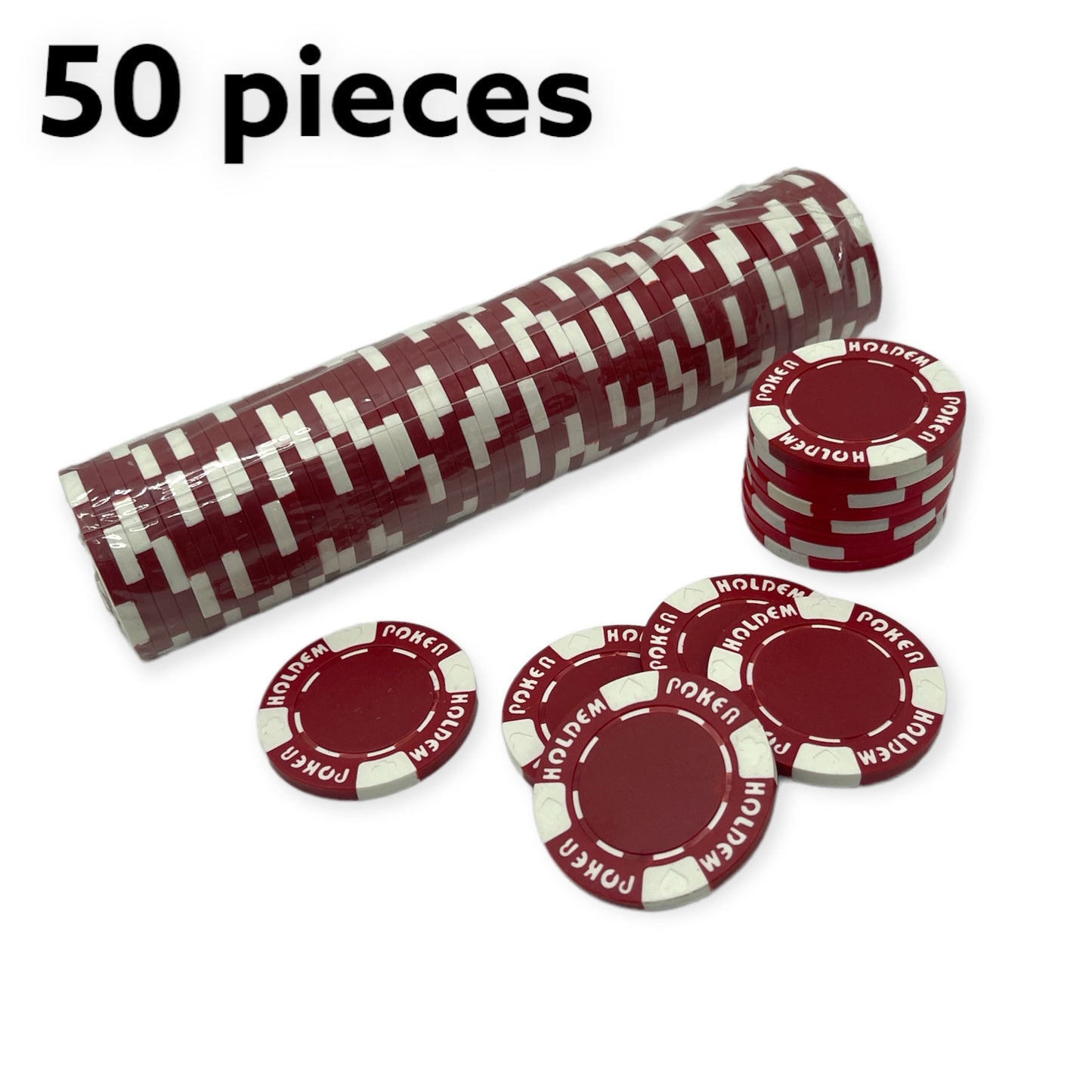 Poker Fiches 50 Stuks 6 Kleuren