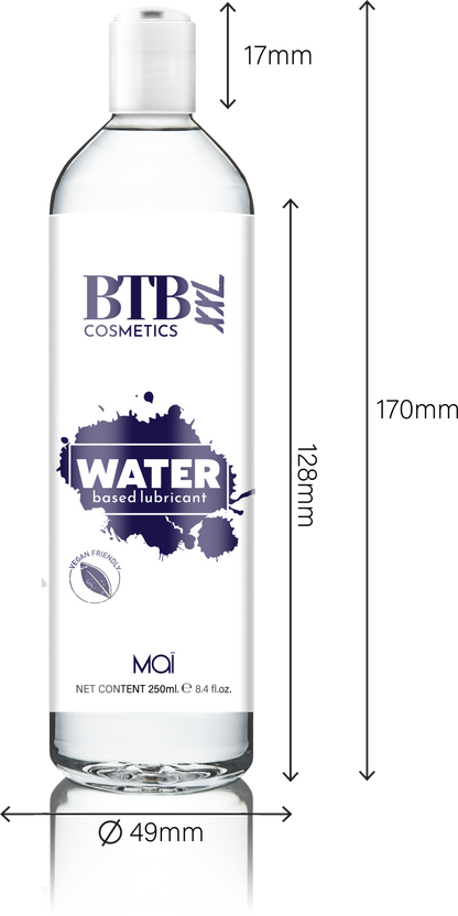 BTB Cosmetics Vegan Water Based Lubricant XL 250 ML - LT2381