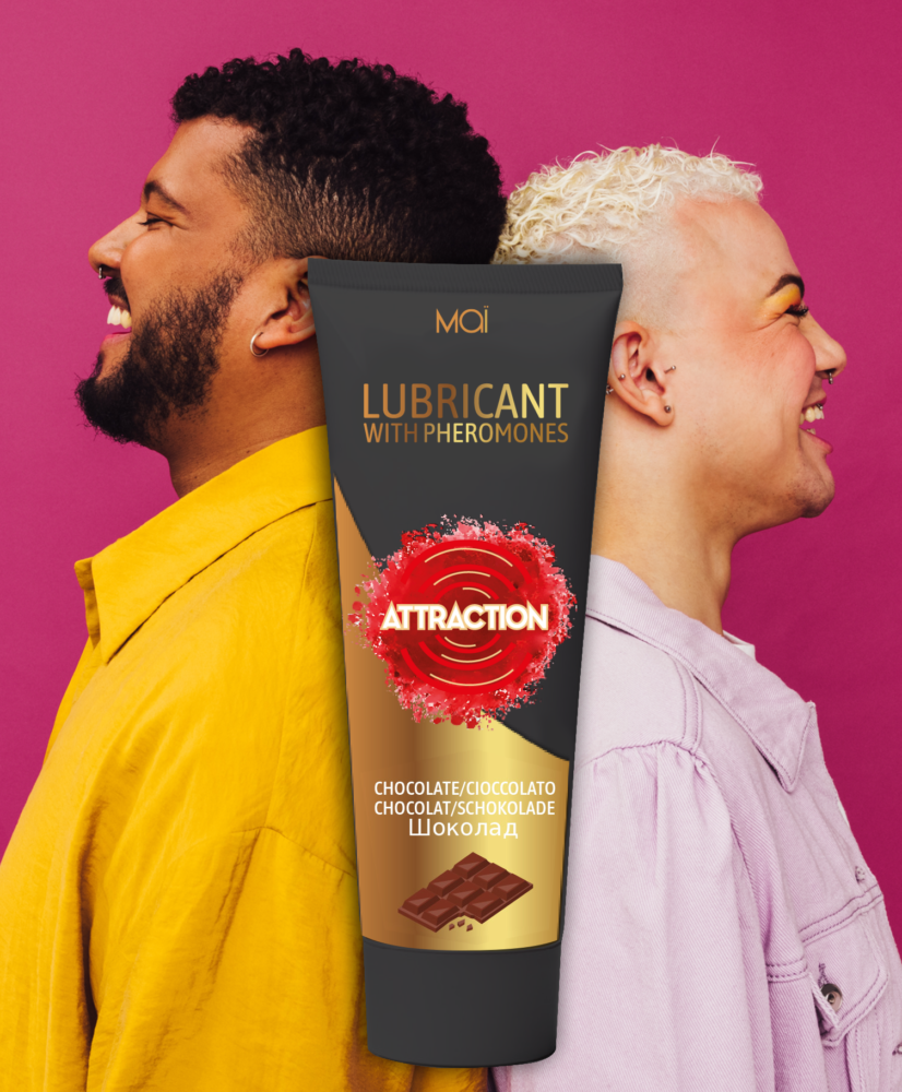MAI Cosmetics Chocolate Lubricant With Pheromones Attraction 100 ML - LT2399