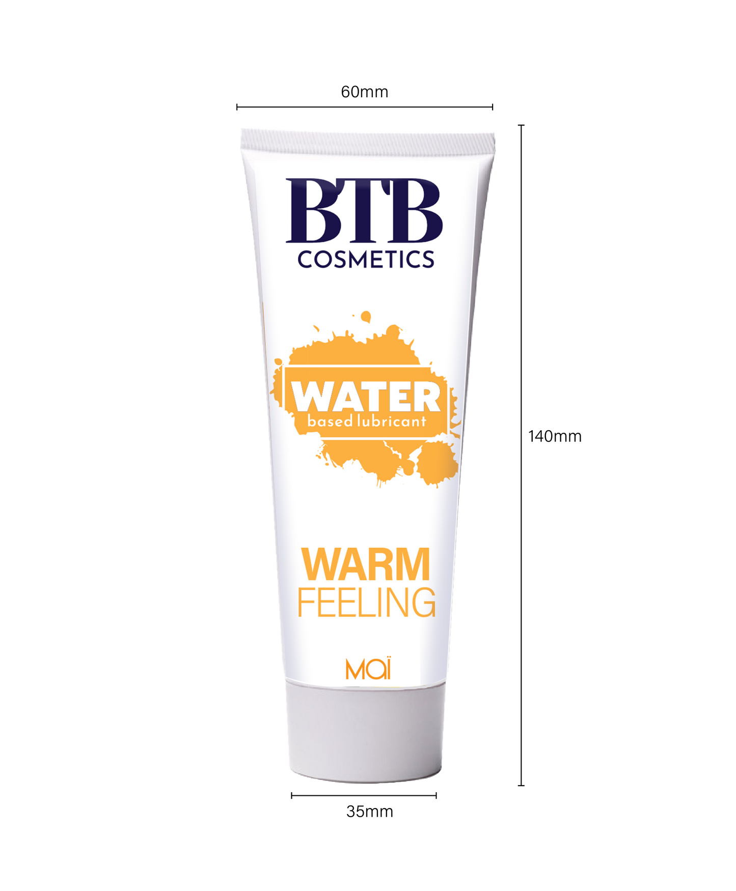 BTB Cosmetics Vegan Warm Feeling Water Based Lubricant 100 ML - LT2403