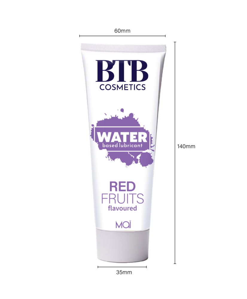 BTB Cosmetics Vegan Red Fruit Water Based Lubricant 100 ML - LT2406