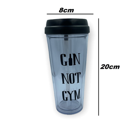 Sport/Koffie Beker Gemaakt van Hard PVC 500ml