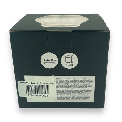 Vase BOOTY - 11x8x10 cm - 450 ml - 1 piece