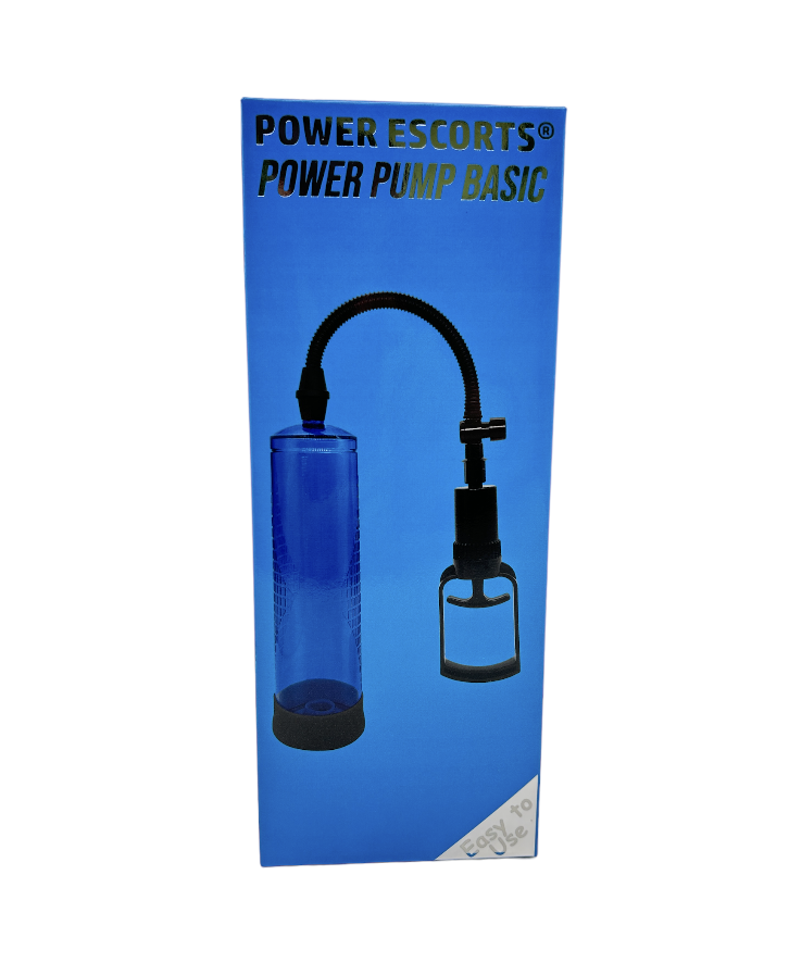 Power Escorts - BR170 - Power Pump Basic - Penis Pump - Dark Blue