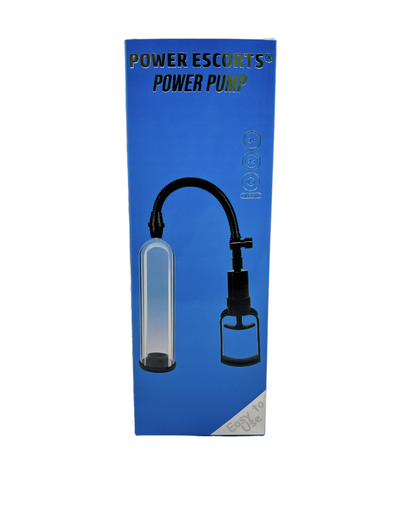 Power Penispomp Transparant met Handgreep
