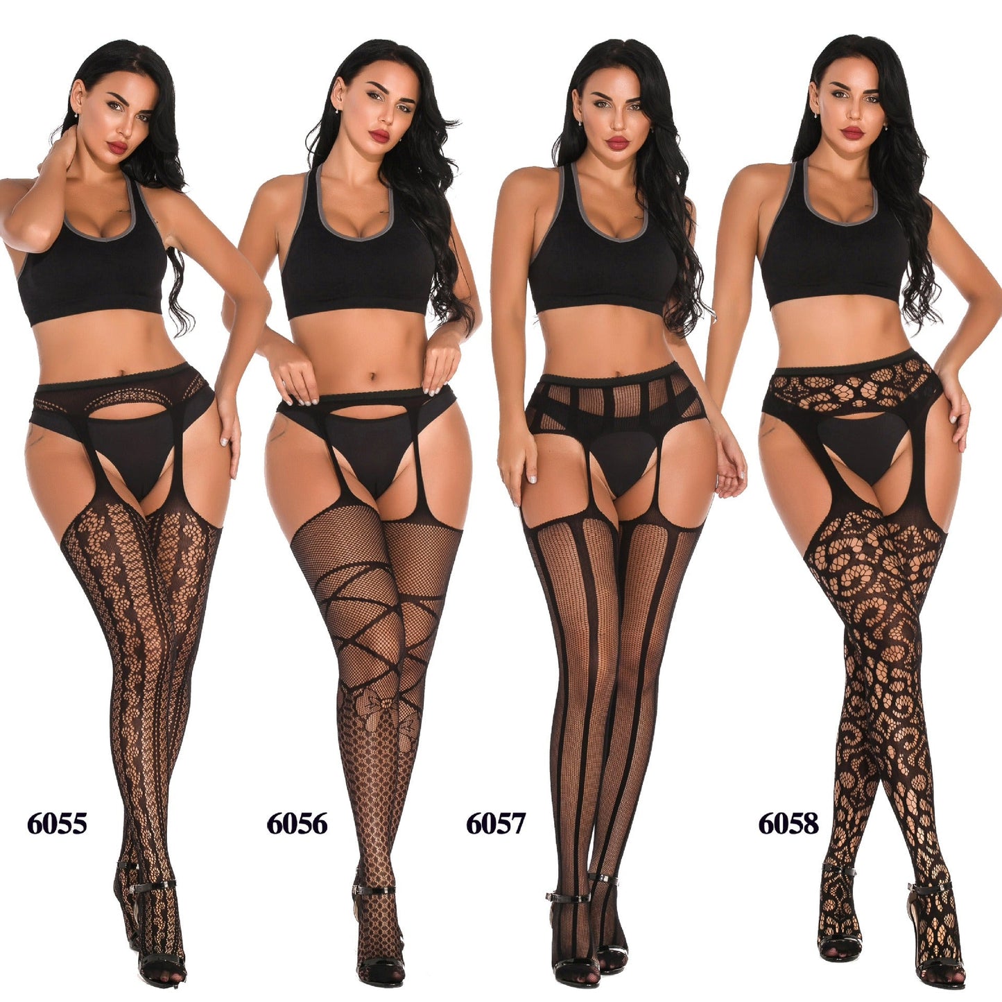 Sensual Passion - TL141 - Sensual Lingerie - S/M - Luxury Gift Box - Black