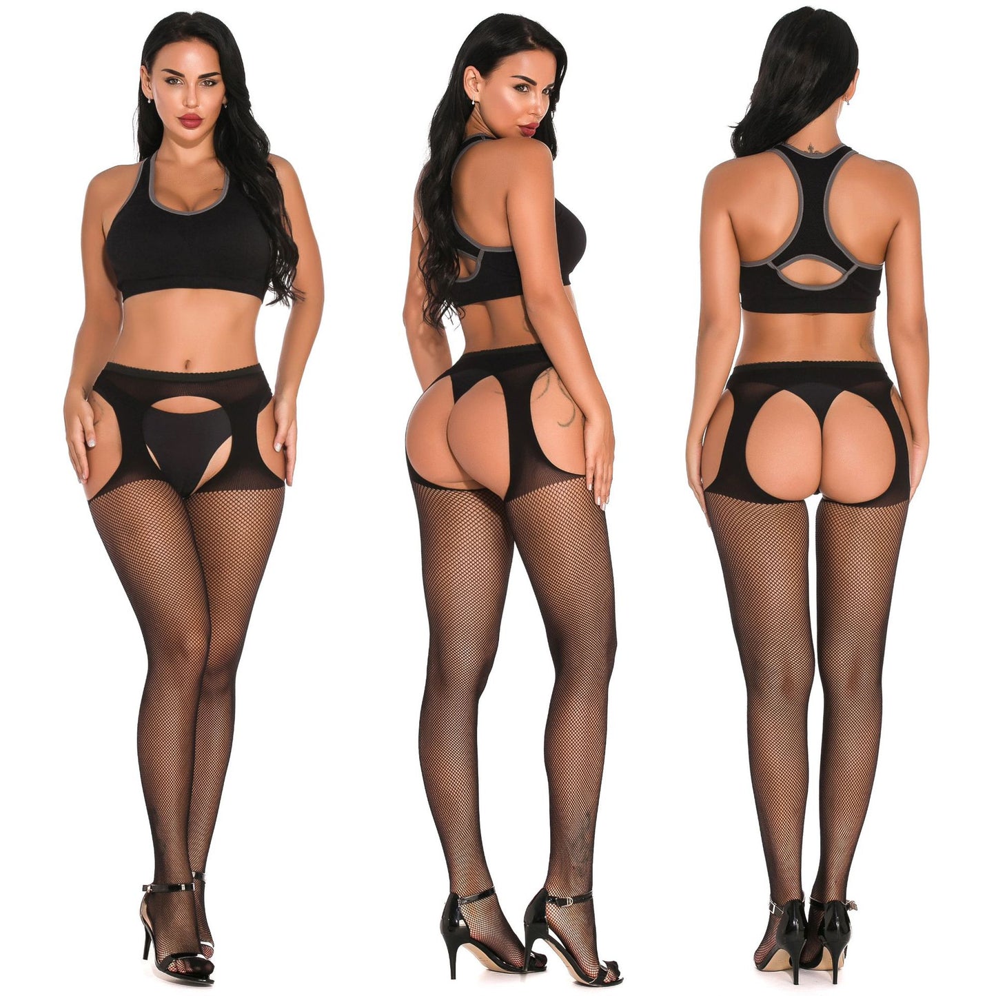 Sensual Passion - TL141 - Sensual Lingerie - S/M - Luxury Gift Box - Black