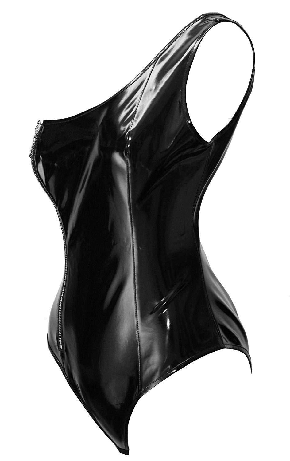 Verleiding Onthuld - TL114 - Sensuele Wetlook - One Size Fits Most - Luxe Geschenkdoos - Zwart