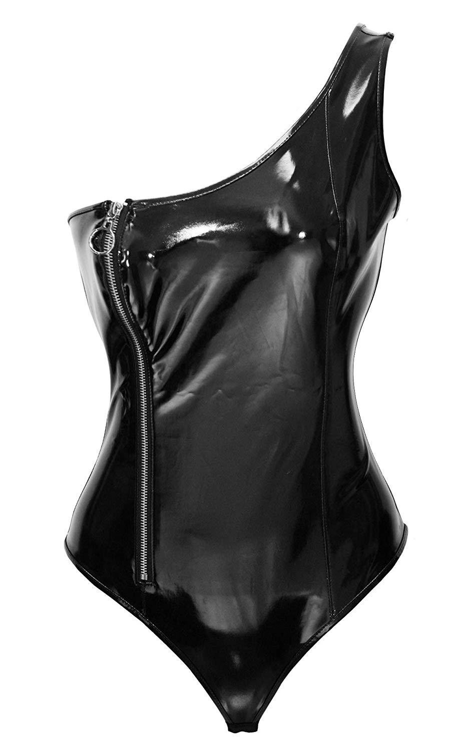 Verleiding Onthuld - TL114 - Sensuele Wetlook - One Size Fits Most - Luxe Geschenkdoos - Zwart