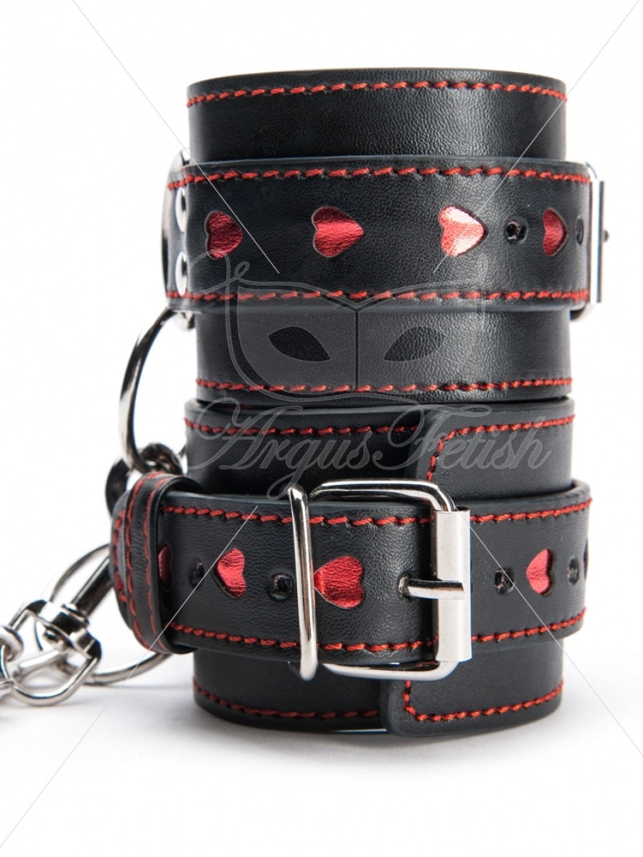 Argus Hart Enkelboeien - Zwart Leer - AF 001016