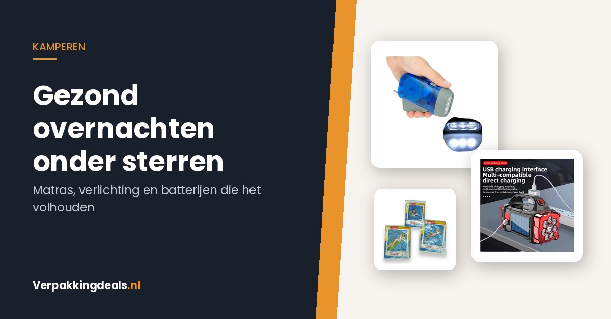 Header afbeelding artikel: Gezond overnachten onder sterren