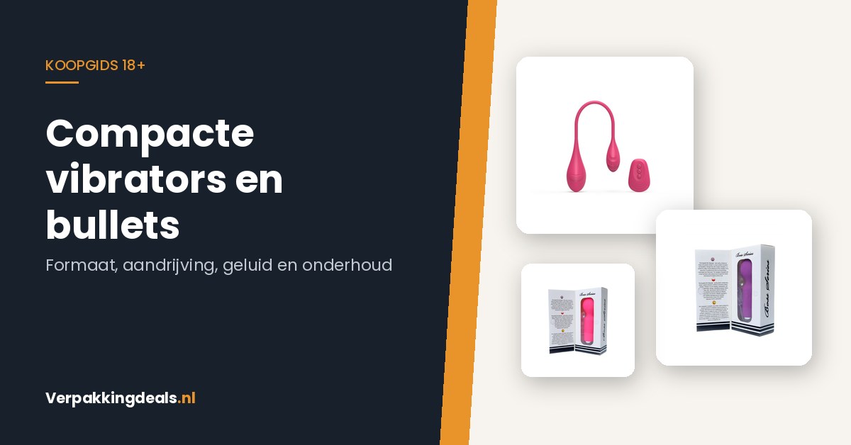 Compacte massagers en vibrerende eieren in neutrale uitvoering