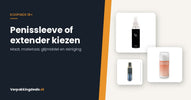 Flacons toycleaner en glijmiddel op waterbasis voor onderhoud van sleeves