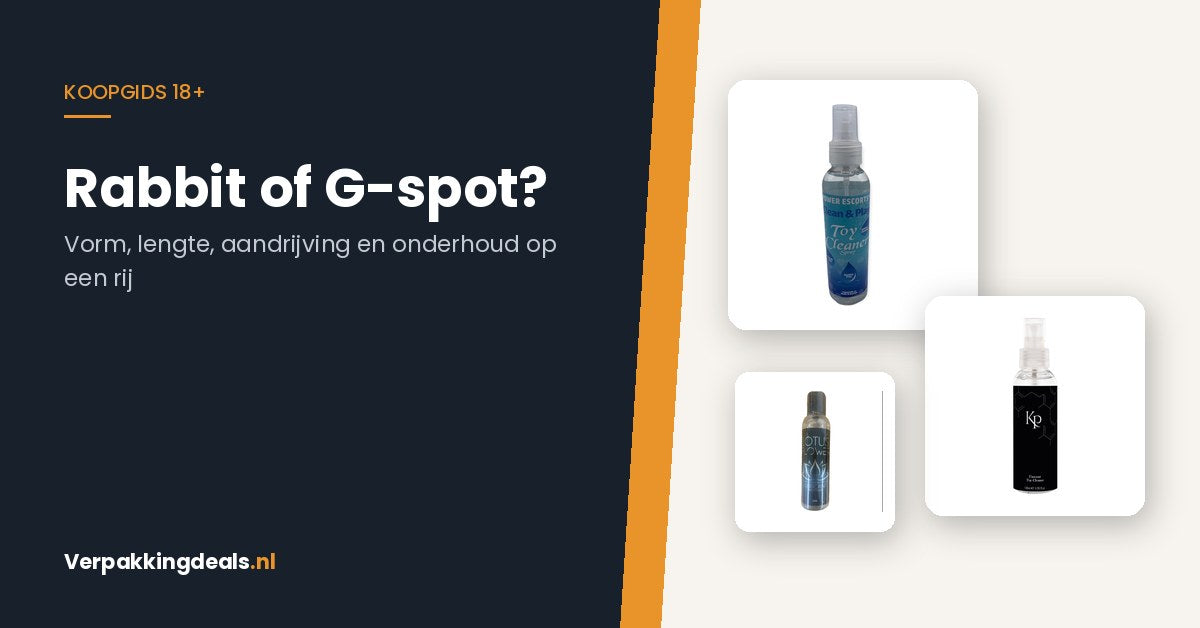 Flacons toycleaner en glijmiddel op waterbasis voor het onderhoud van vibrators